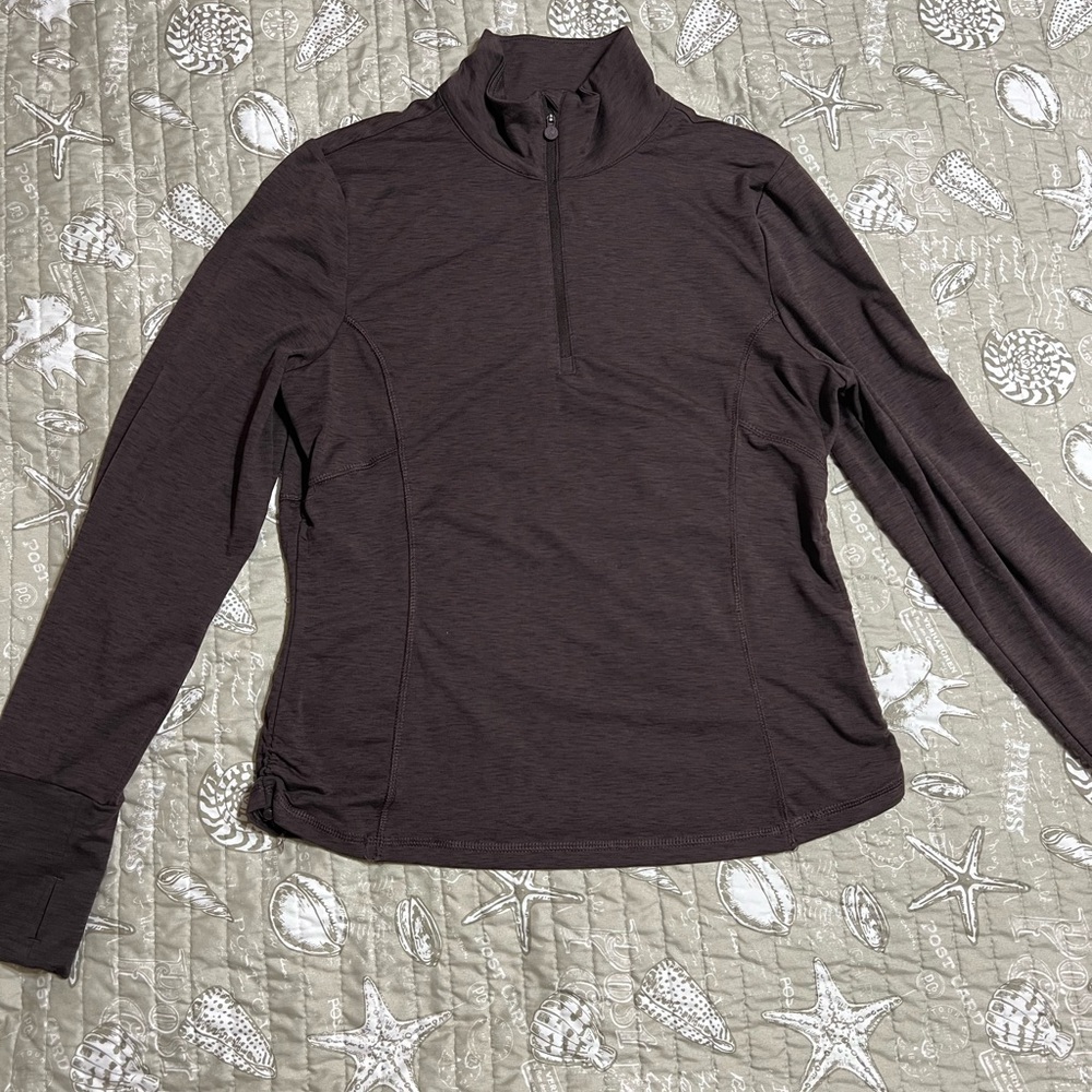 Apana Chocolate Long Sleeve Top
